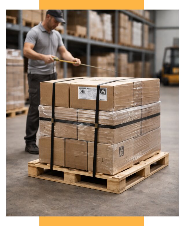 Упаковка и паллетирование грузов от 3618 р. | СетСервис-Жлр