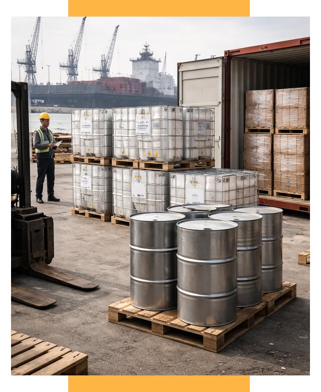 Доставка химического сырья из Индии от 258425 р. | СетСервис-Жлр