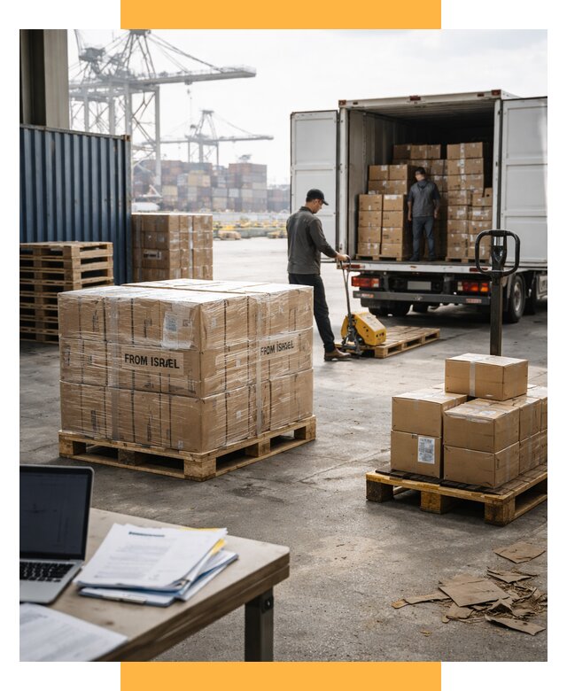 Доставка грузов из Израиля от 15506 р., логистика от СетСервис-Жлр