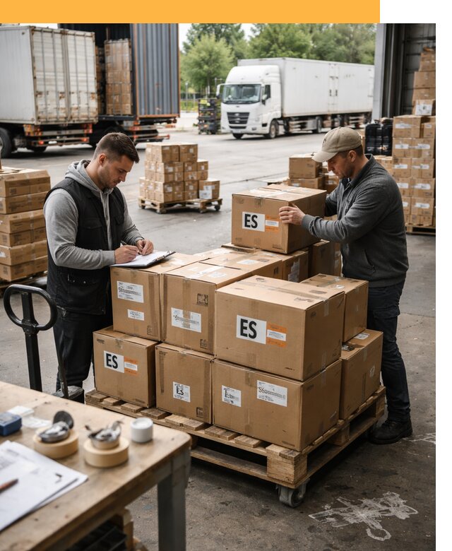 Доставка грузов в Испанию автотранспортом от 36180 руб