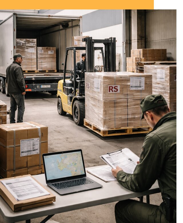 Доставка грузов в Сербию от 46517 руб, международные перевозки