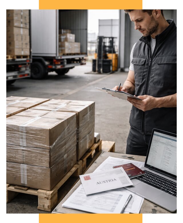 Доставка в Австрию от 67191 р. Логистика и экспорт СетСервис-Жлр