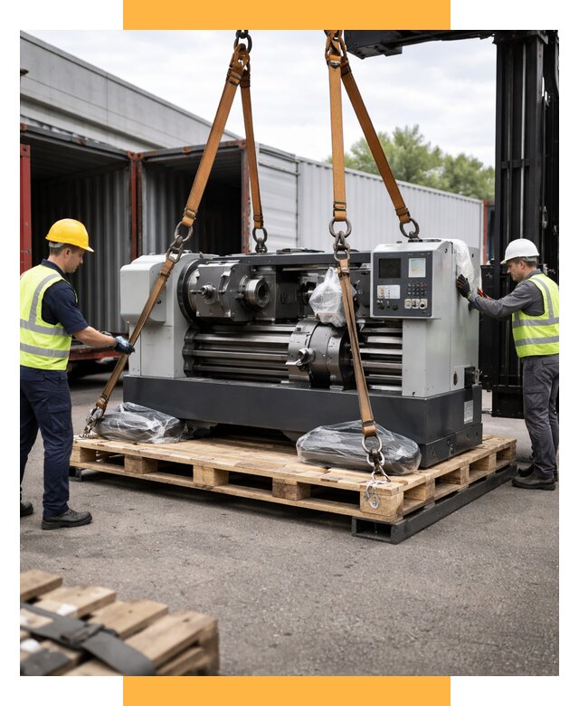 Перевозка станков и таможня от 62022 р. | СетСервис-Жлр логистика