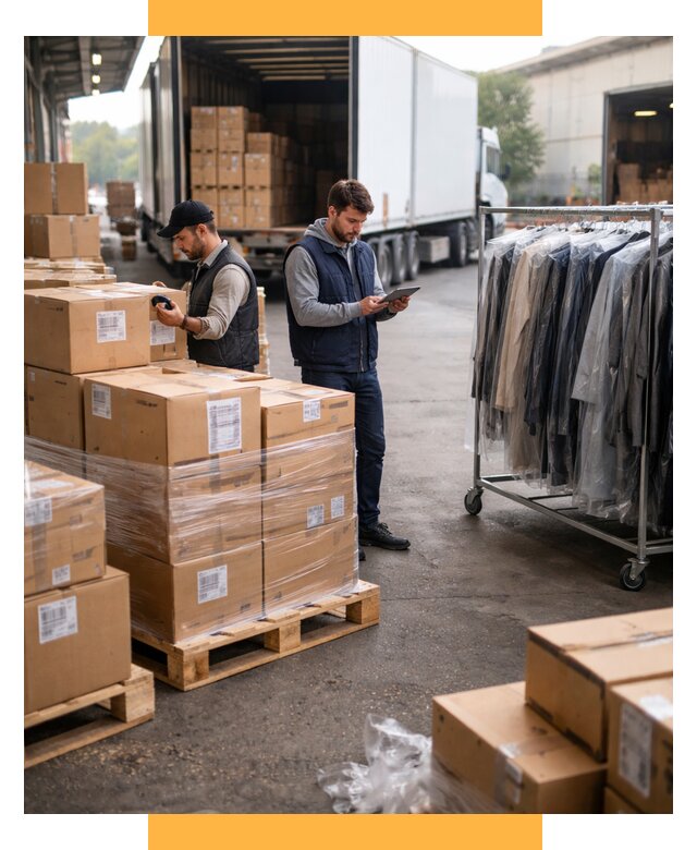 Перевозка и доставка одежды из Китая от 7753 р., СетСервис-Жлр