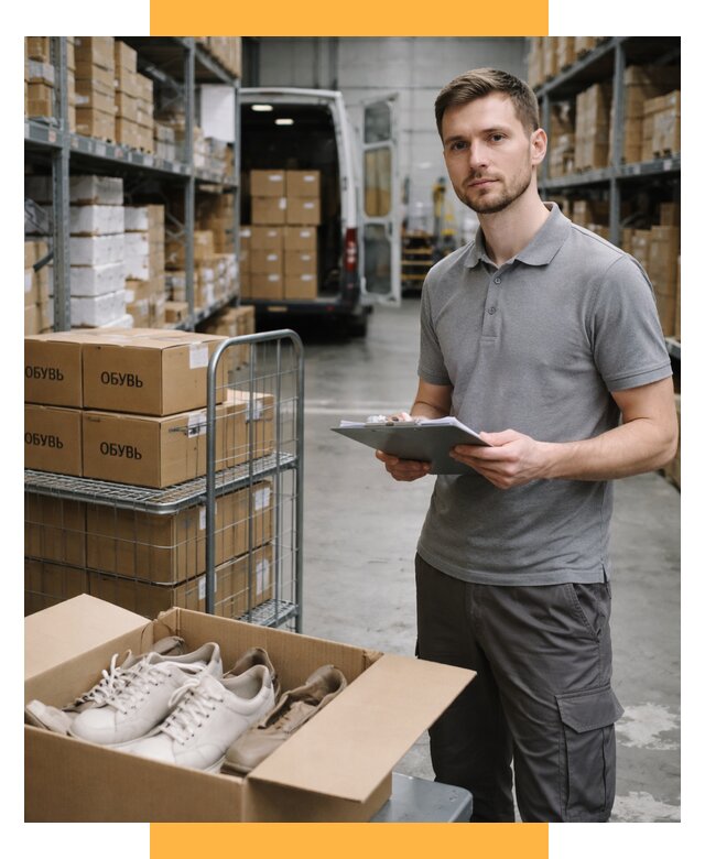 Доставка обуви из Китая и Турции от 4652 р. СетСервис-Жлр