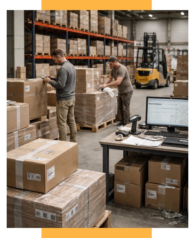 Склад консолидации в Европе от 6719 р., услуги СетСервис-Жлр